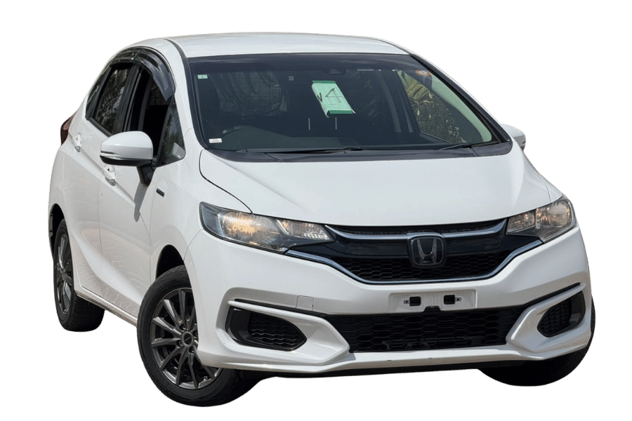 2019 Honda Fit Hybrid 1.5L White Automatic for Sale
